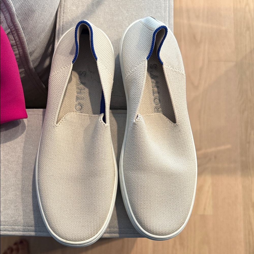 Rothy's Cream Slip-On Shoes